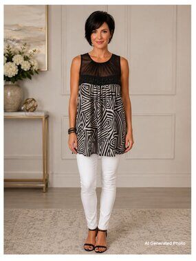 ING Sleeveless Shirt Size Medium NWT